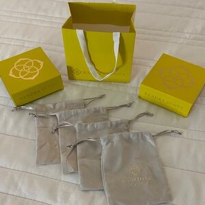 Kendra Scott Lot of Gift Bags & Boxes